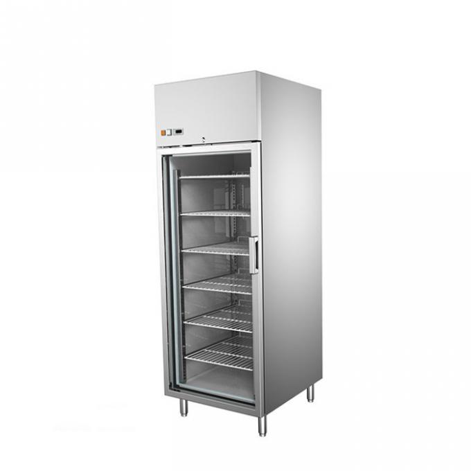 Edelstahl-Kühlschrank-Gefrierschrank 500L 260W Handels 1